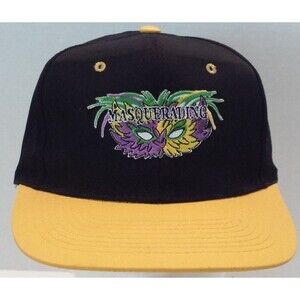 Masquerading Black & Yellow  Snapback  hat  cap  Nissun  RARE